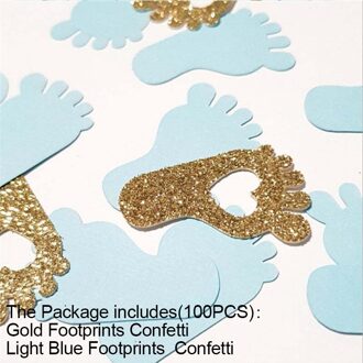 100 Stuks Baby Shower Decoraties Zijn Een Jongen Meisje Confetti Geslacht Onthullen Feestartikelen Diy Glitter Confetti Papier Roze Tafel decor reeks D