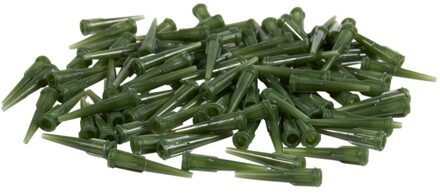 100 Stuks Groen Plastic Tapered Pinhead Lijm Liquid Dispenser Naalden 14G