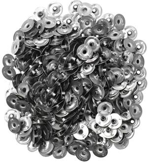 100 Stuks Kaars Lont Metalen Onderhouder Lont Tabs Zilver Levert Maken Voor Kaars Kaars L8F8