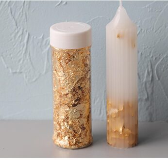 100 Stuks Kaars Lont Stickers, 20Mm Dubbelzijdige Schuim Lijm Lijm Stippen Lont Hittebestendigheid Kaars Maken Levert Voor Kaars goud Foil