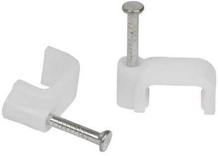 100 Stuks Kabel Vaste Nail Kabel Staal Nail Lijn Kaart Draad Kabel Slot Clip Kaart Pin Kabel Klem 4/5/6/7/8/9/10/12Mm 8mm