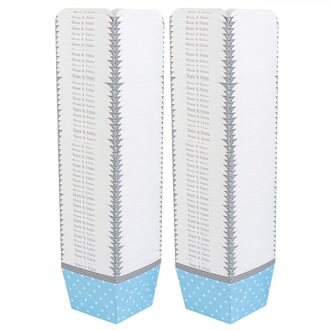 100 Stuks Paper Cupcake Cups Vierkante Wegwerp Cake Cup Hittebestendig Dessert Bowls Mini Cake Box Feestartikelen (blauwe Stip)