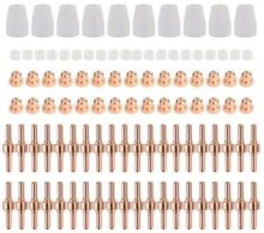 100 Stuks Plasma Cutter Tips Nozzle Verbruiksartikelen Voor LG-40 PT-31 Torch CUT40 CUT50 Plasma Cutter Hoofd Nozzle Verbruiksartikelen Tig Toortsen