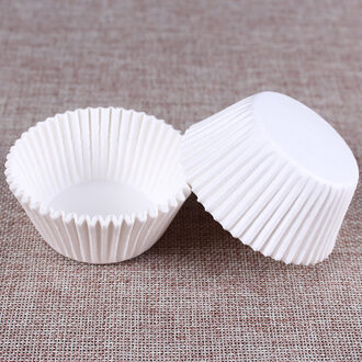 100 Stuks Pure White Cupcake Papier Liners Muffin Gevallen Cup Cake Bakken Eitaartjes Lade Keuken Accessoires Gebak Decorating Gereedschap