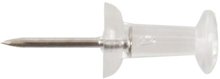 100 Stuks Push Pin Thumb Tack Clear Kleur 3/8Inch Tekening Kurk Boord Kantoor Punaise