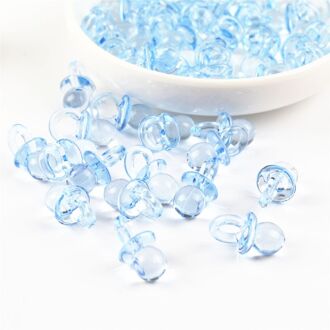 100 Stuks Roze Acryl Baby Fopspenen Baby Shower Decoratie Tafel Scatter