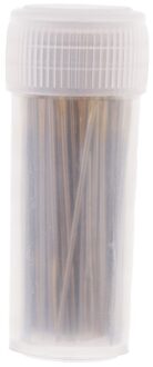 100 Stuks Sliver Goud Grote-Eye Naalden Borduurwerk Kruissteek Naald Tool 24 #