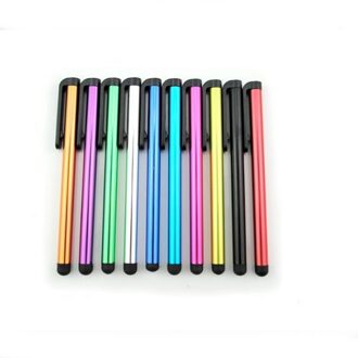 100 Stuks Universele Touch Screen Capacitieve Stylus Pen Voor Iphone 6/6S/7 Mobiele Telefoon ipad Tablet Laptop