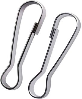 100 Stuks Van 1.18 Inch (30 Mm) 304 Roestvrij Staal Anti-Roest Link Gespen Geschikt Voor Portefeuilles Sleutelhangers