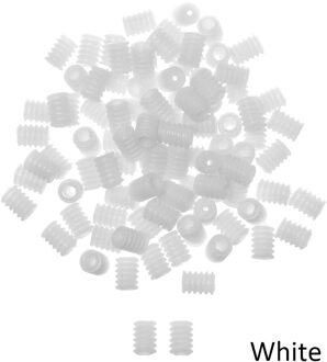 100 Stuks Verstelbare Kleurrijke Siliconen Antislip Stopper Cord Sloten Koortjes Schakelt Lanyard Gesp Cover Naaien Accessoires zwart