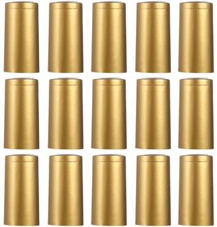 100 Stuks Warmte Krimpfolie Afdichting Cap Wijnfles Film Wijn Krimpkous Cap gouden