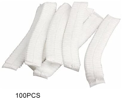 100 Stuks Wegwerp Hoed Ronde Niet-geweven Hoofddeksels Stofdicht Chef Voedsel Fabriek Workshop Anti-Haaruitval cap wit