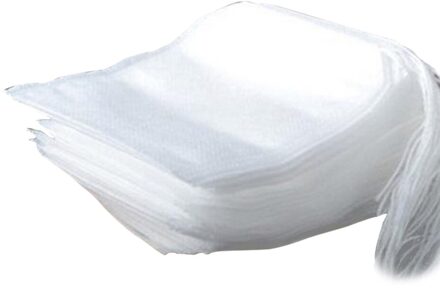 100 Stuks Wegwerp Lege Thee Zakken 5.5X7Cm Koord Papieren Theezakjes Gezonde Thee Filter K9Store