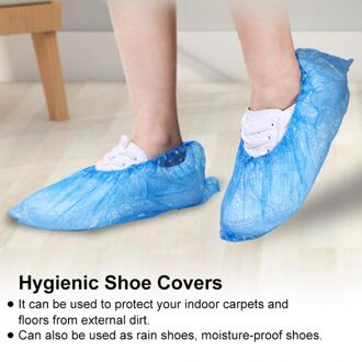 100 Stuks Wegwerp Overschoenen Antislip Waterdichte Indoor Cleaning Overschoenen Tapijt Floor Protector
