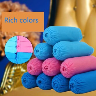 100 Stuks Wegwerp Schoen Cover Stofdicht Antislip Schoen Cover Kinderen Student Volwassen Non-woven Schoen Cover Home voet Cover Multi Col veelkleurig