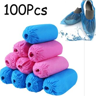 100 Stuks Wegwerp Schoen Cover Stofdicht Kinderen Studenten Volwassen Non-woven Schoen Cover Huishoudelijke Voet Cover
