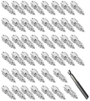 100 stuks Winter Auto Wiel Lugs Band Anti-slip Nagel Spikes voor Autobanden Studs Schroef Sneeuw Spikes auto Styling Band Accessoires A2