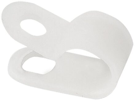 100 Stuks Wit Nylon Kabel Klem Organizer