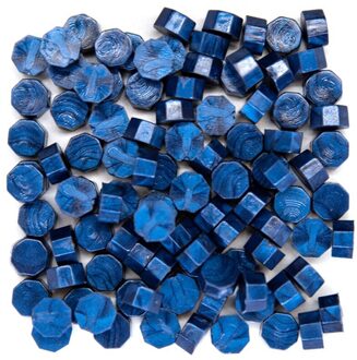100 Stuks Zegellak Seal Bonen Stempel Kralen Voor Vintage Craft Envelop Wedding Wasverbinding Oude Zegellak Gereedschap blauw