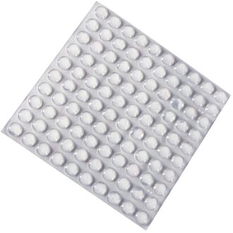 100 Stuks Zelfklevende Rubber Voeten Clear Halve Cirkel Bumpers Deur Buffer Pad SMR88