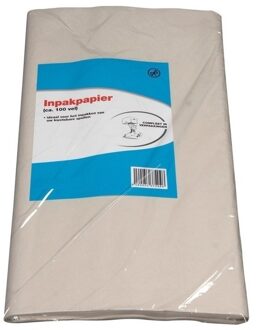 100 vellen verhuis inpakpapier / beschermpapier 50 x 75 cm - Verhuispapier Beige