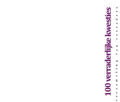 100 Verraderlijke Kwesties - (ISBN:9789403635613)