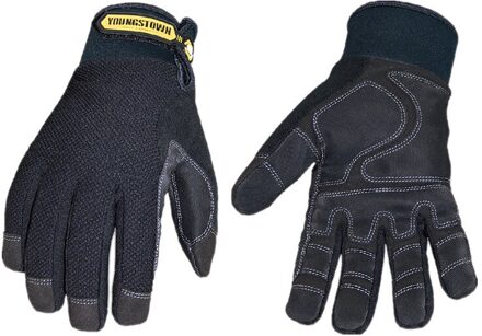 100% Waterdicht, Winddicht, Slijtvast En Antislip, Duurzaam, smart, Comfortabele En Warme Winter Werk Handschoenen (Zwart, Medium)