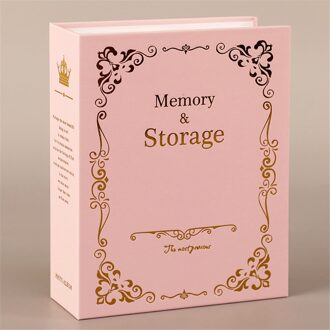 100 Zakken 6 Inch Fotoalbum Foto Case Opslag Scrapbooking Foto Case Fotoalbum Frame Voor Kids Kinderen Album Fotos Roze