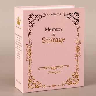 100 Zakken 6 Inch Vergulden Fotoalbum Foto Opslag Scrapbooking Foto Case Fotoalbum Frame Voor Kids Kinderen Roze