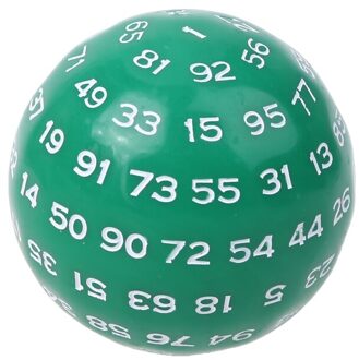 100 Zijdige Polyhedral Dice D100 Multi Zijdige Acryl Dices Voor Tafel Bordspel groen