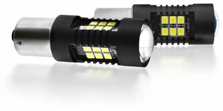 1000-1200LM Led Licht Onderdelen Accessoires 6000K P21W 1156 BA15S Vervanging Auto Auto White Backup