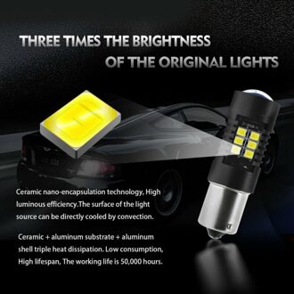 1000-1200LM Led Licht Onderdelen Accessoires Vervanging Auto Wit Achterlicht