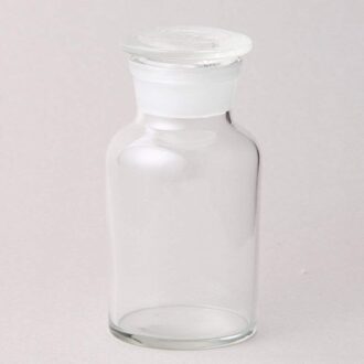 1000 ml Laboratorium Clear Glas Reagensfles, 1L, Brede Mond, Grond Stopper