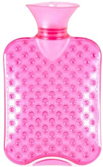 1000 ml Water gevulde PVC Helder Transparant Water Fles Zak Winter Handwarmer Thermische Pack roos rood