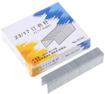 1000 Stks/doos Heavy Duty 23/13 Metalen Nietjes Voor Nietmachine Kantoor Schoolbenodigdheden Briefpapier H7EC