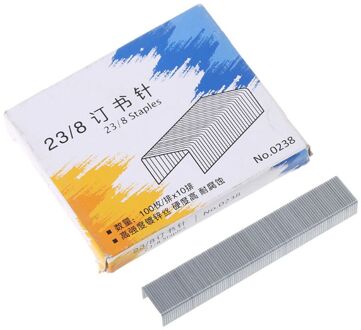 1000 Stks/doos Heavy Duty 23/8 Metalen Nietjes Voor Nietmachine Kantoor Schoolbenodigdheden Briefpapier