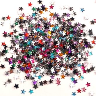 1000 stks Mixed Star Acryl Decoratie Ambachten Kralen Plaksteen Cabochon Plakboek DIY Voor Kleding Versieringen Accessoires
