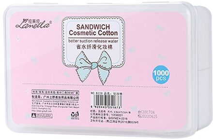 1000 Stks/set Wegwerp Up Katoenen Doekjes Zachte Make-Up Remover Pads Gezichtsreiniging Papier Veeg Cosmetische Wattenschijfje