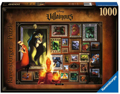 1000 stukjes puzzel - Scar (Disney Villainous Collection)