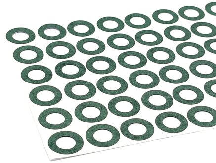 1000 Stuks 21700 1S Positieve Batterij Isolatie Ring Gerst Papier Isolatie Washer
