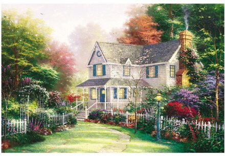 1000 Stuks Legpuzzels Educatief Speelgoed Landschap Cartoon Print Interesse Educatief Puzzel Speelgoed Kids Volwassenen