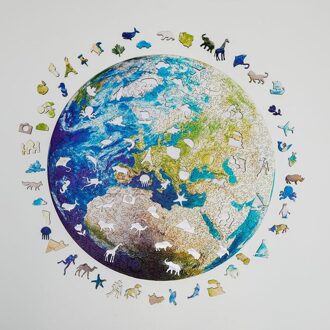 1000 Stuks Legpuzzels Educatief Speelgoed Landschap Kinderen Voor Volwassenen Puzzel Ronde Space Stars Game Speelgoed Aarde Maan A3Y6