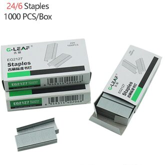1000 Stuks Per Doos 24/6 Nietjes Nietmachine Pins Briefpapier Kantoorbenodigdheden