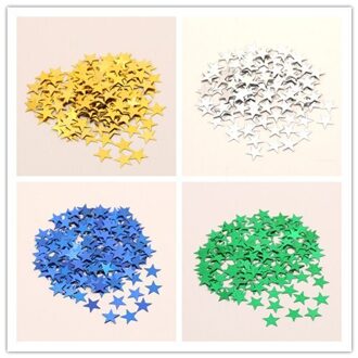 1000 Stuks Verjaardagsfeestje Bruiloft Decoratie Sterren Tafel Confetti Hagelslag Sparkle Blauw Goud Zilver Groen Metallic Sterren Levert MULTI