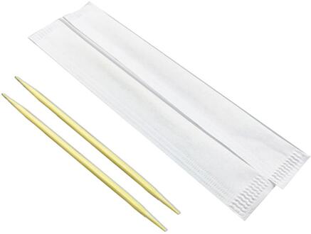 1000 stuks Wegwerp Natuurlijke Bamboe Tandenstokers Dubbele Hoofd Familie Restaurant Hotel Levert Tandenstokers Gereedschap #