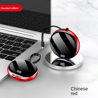 10000 Ma Mini Power Bank Reizen Essentieel Draagbare Batterij Voor Iphone Xiaomi Samsung Huawei Rood