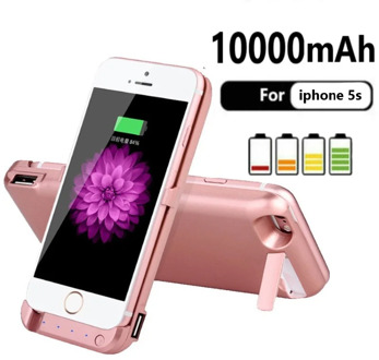 10000mAh Battery Charger Case For iPhone 5 S 5S SE Backup External Phone Battery Charging Power Bank Case Cover for iPhone5SE 5S