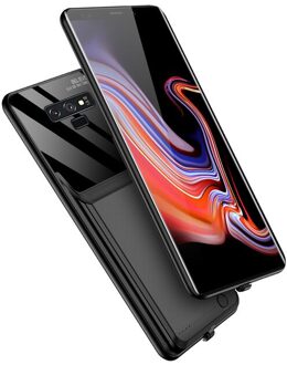 10000Mah Uitgebreid Telefoon Batterij Power Case Voor Samsung Galaxy Note 9 Power Bank Case Voor Samsung Note 9 Batterij power Charger zwart For Note 9