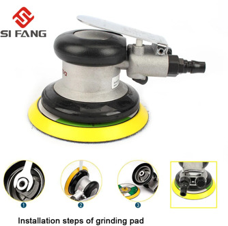 10000RMP Non-vacuum Matte Surface Circular Pneumatic Sandpaper Random Orbital 125mm 5 Inch Air Sander Polished Grinding Machine
