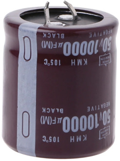 10000uF 50V 105°C Power Electrolytic Capacitor Snap Fit Snap In